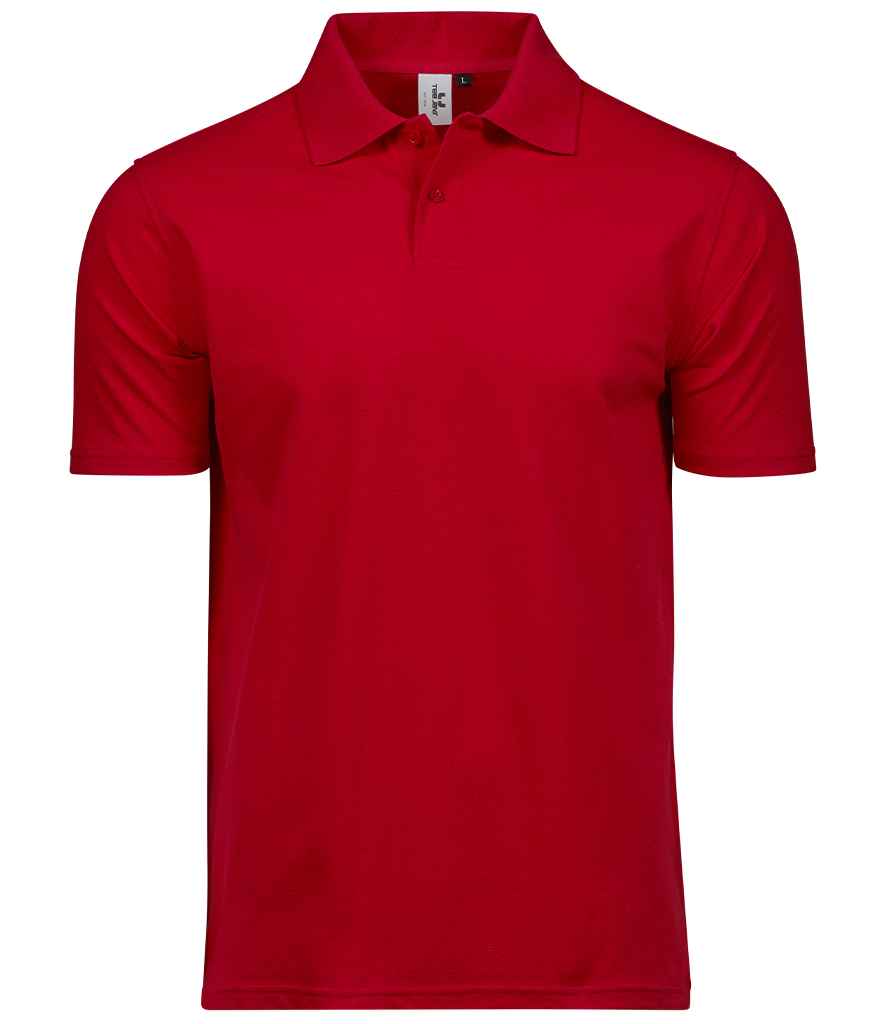 Tee Jays Power Organic Piqué Polo Shirt - Red