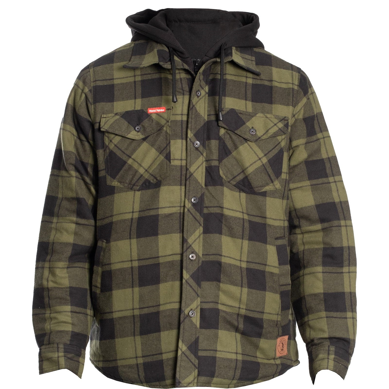 Quilted Flannel Shacket - Fern