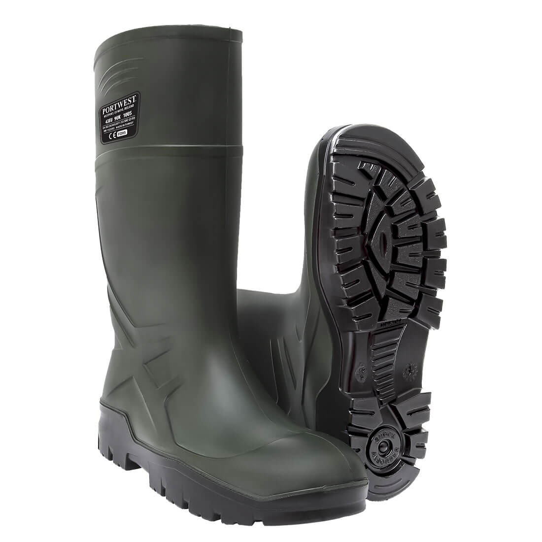 PU Safety Wellington S5 CI FO - Green