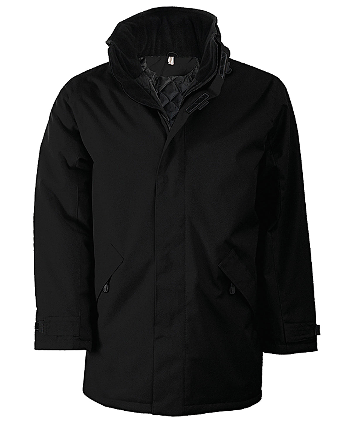 Quilted parka - Black/Black