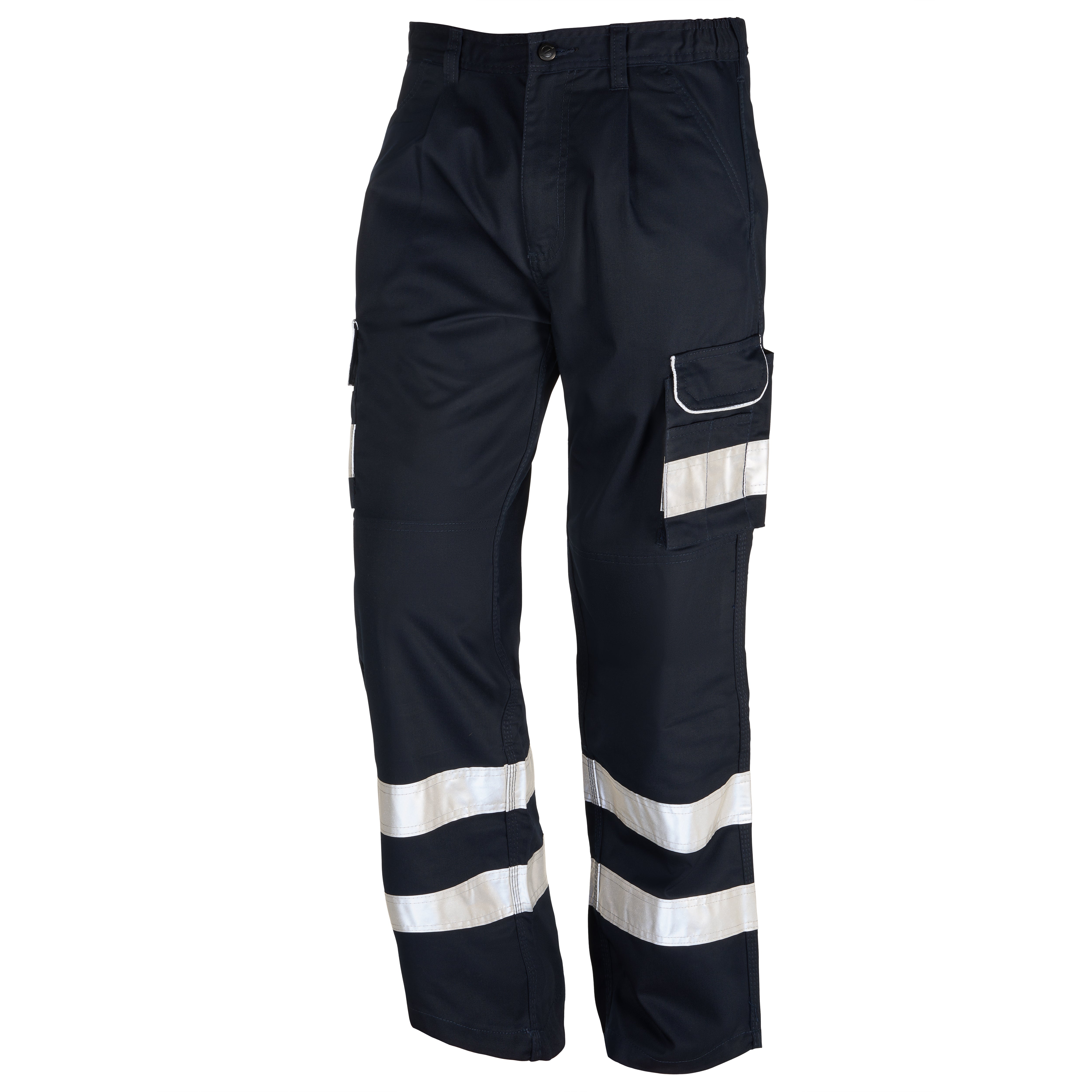 Condor Kneepad Trouser - 2 HV Bands - Navy