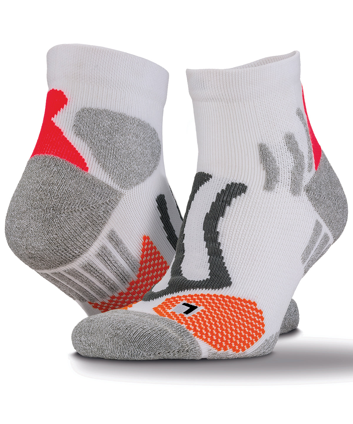 Technical compression sports socks - White