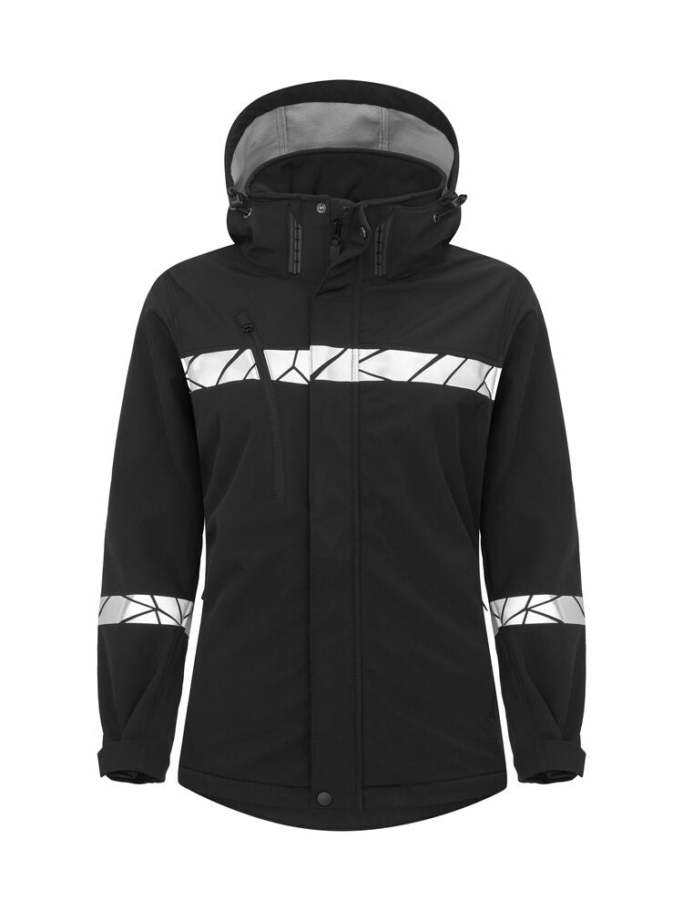 7417 SOFTSHELL JACKET WOMEN
7417 SOFTSHELL JACKET WOMEN 9910-VIZ - Black