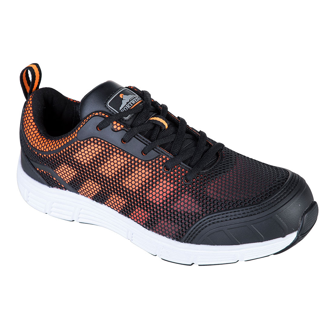 Steelite Tove Trainer S1P - Black/Orange