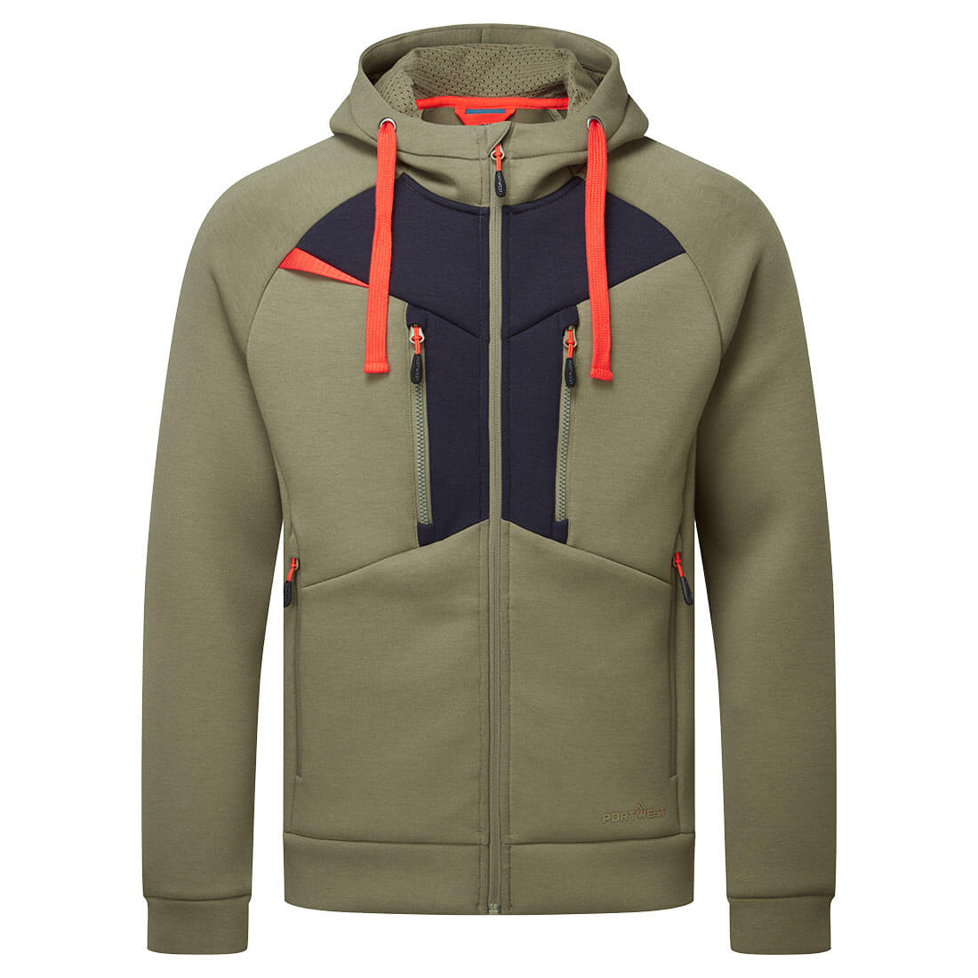 DX4 Zipped Hoodie  - Moss Green