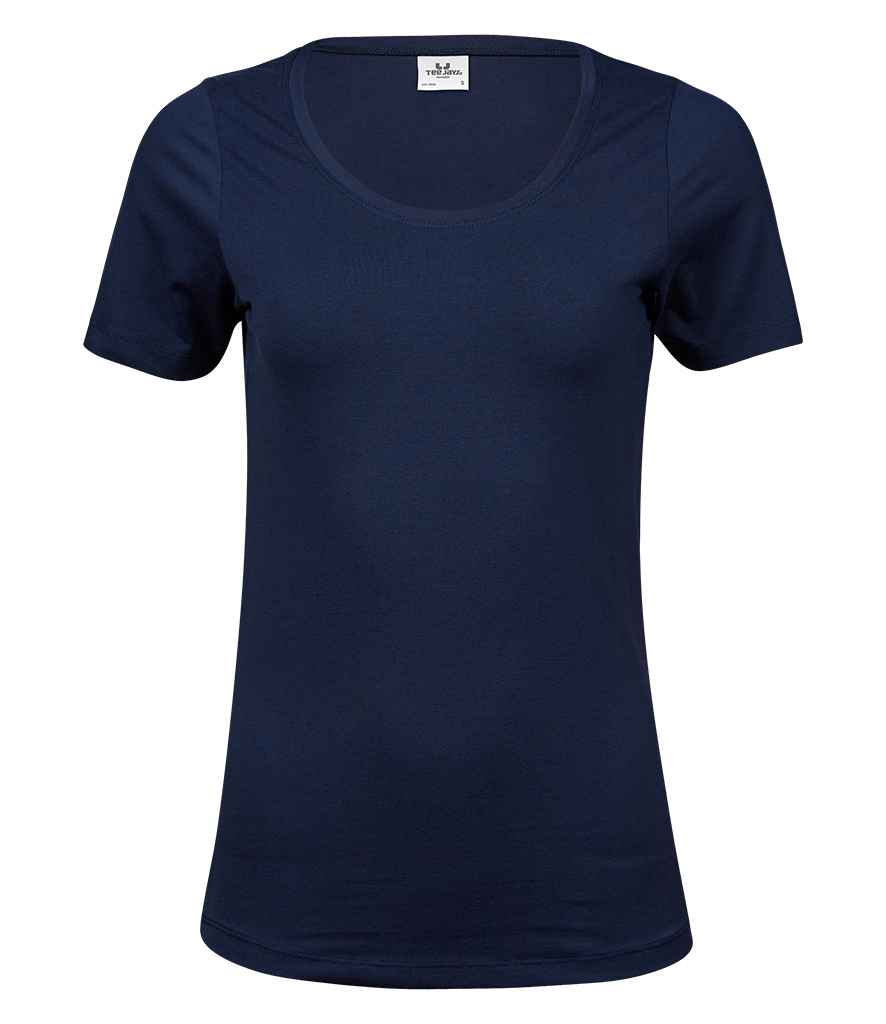 Tee Jays Ladies Stretch T-Shirt - Navy