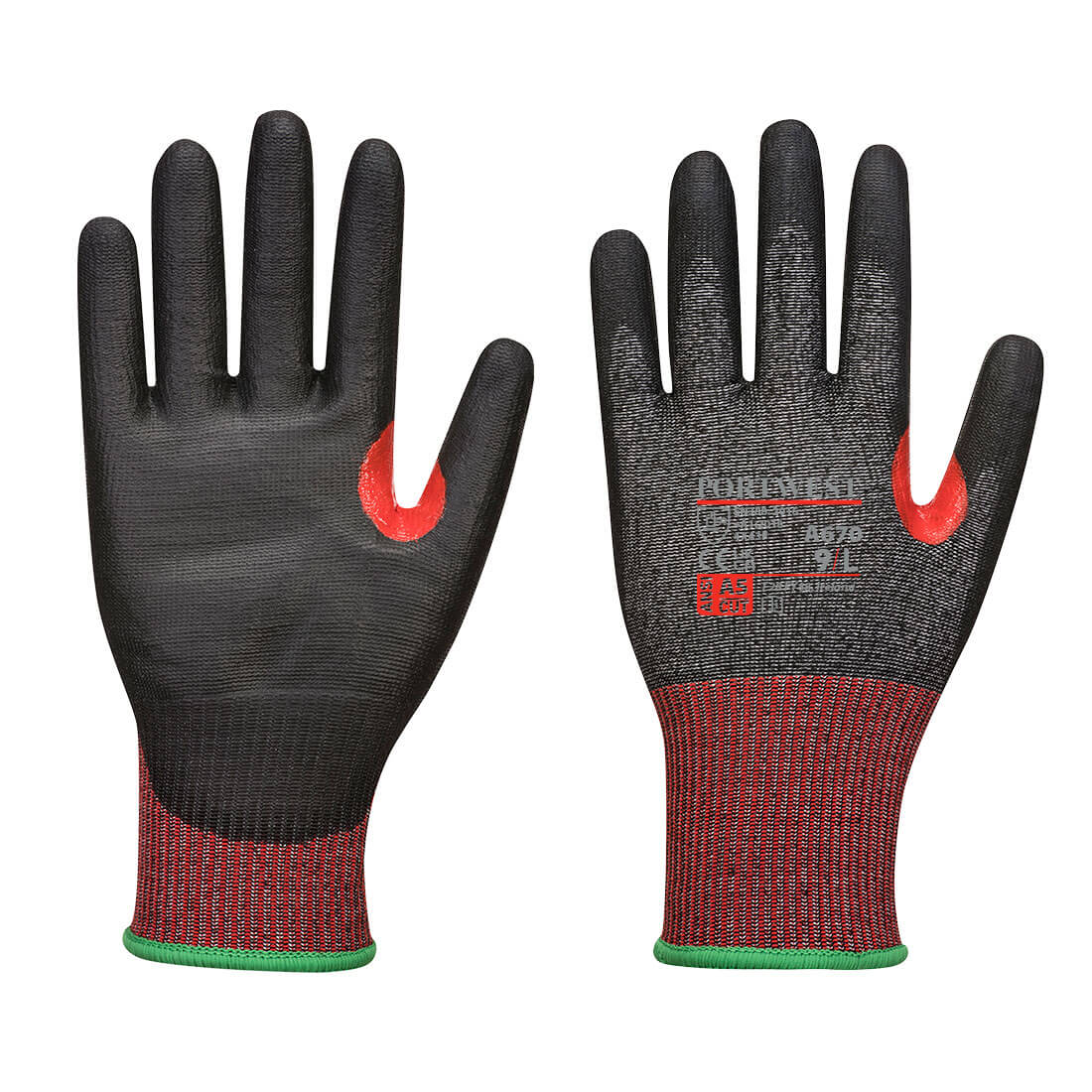 CS AHR13 PU Cut Glove - Black