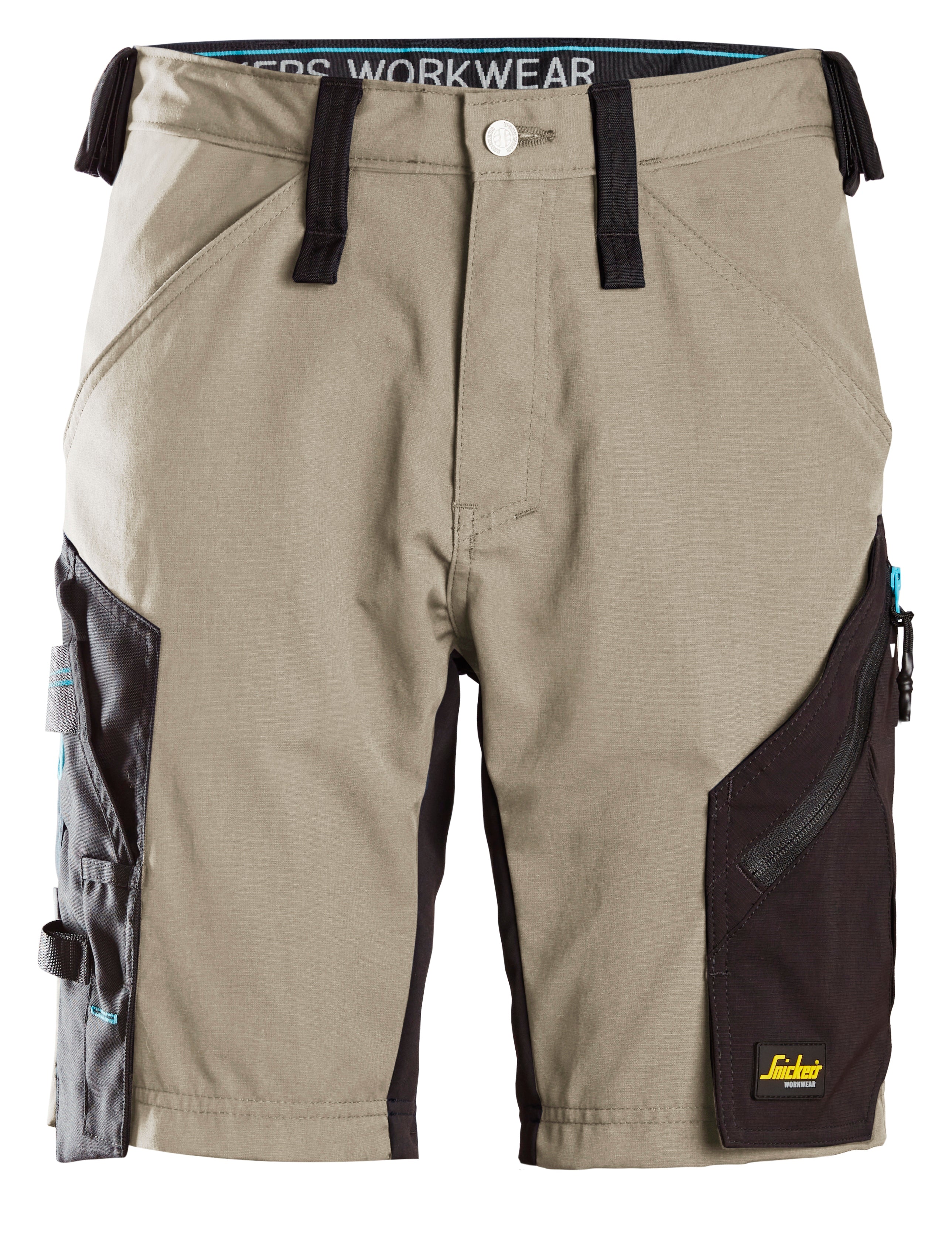 LiteWork, 37.5® Work Shorts - Khaki\Black - 2004