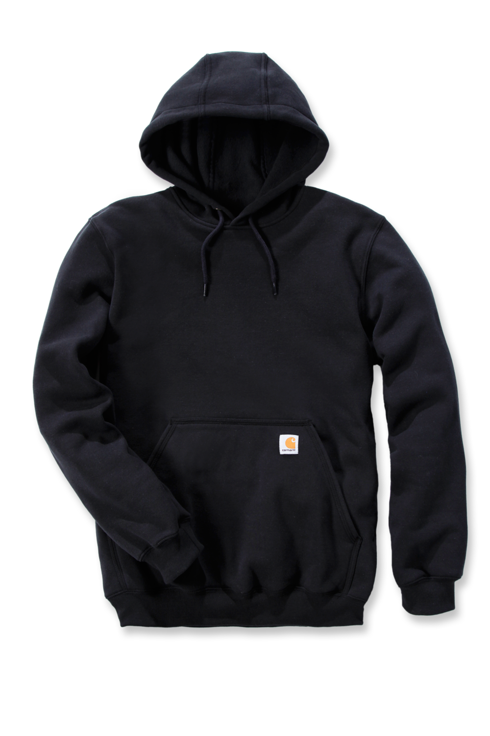 Loose Fit Midweight Hooded Sweatshirt - Black
