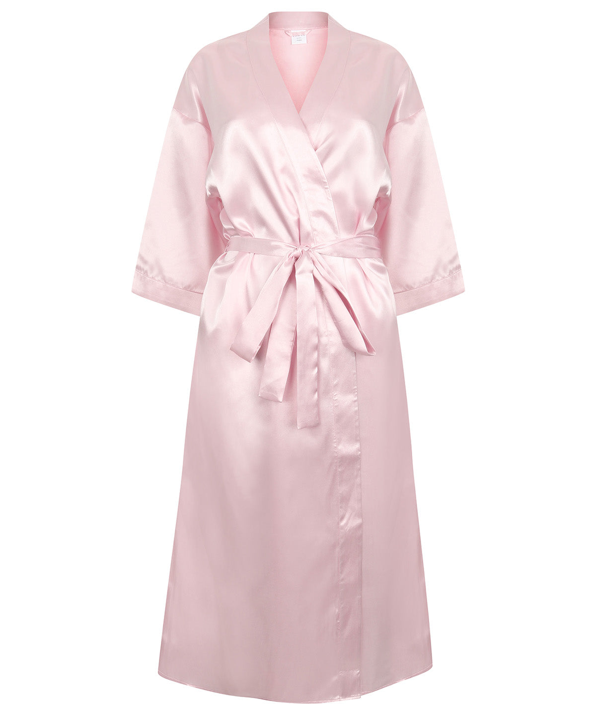 Women's satin robe - Light Pink