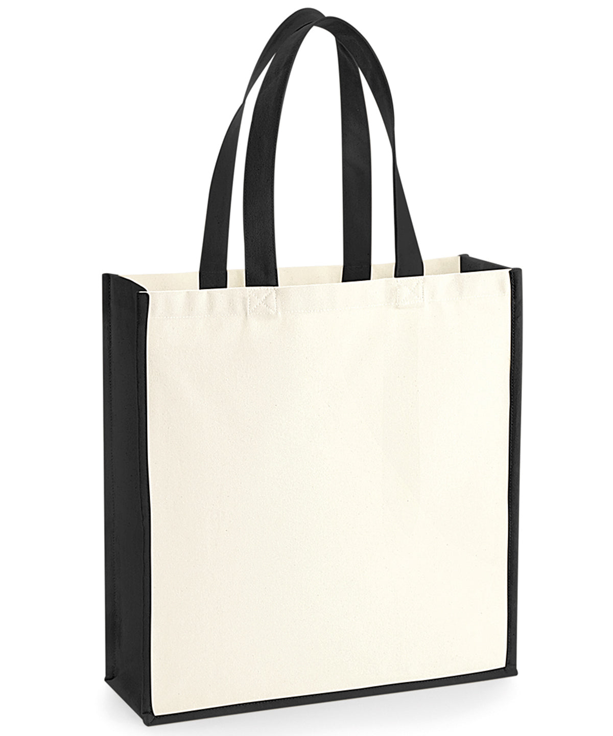 Gallery canvas tote - Natural/ Black