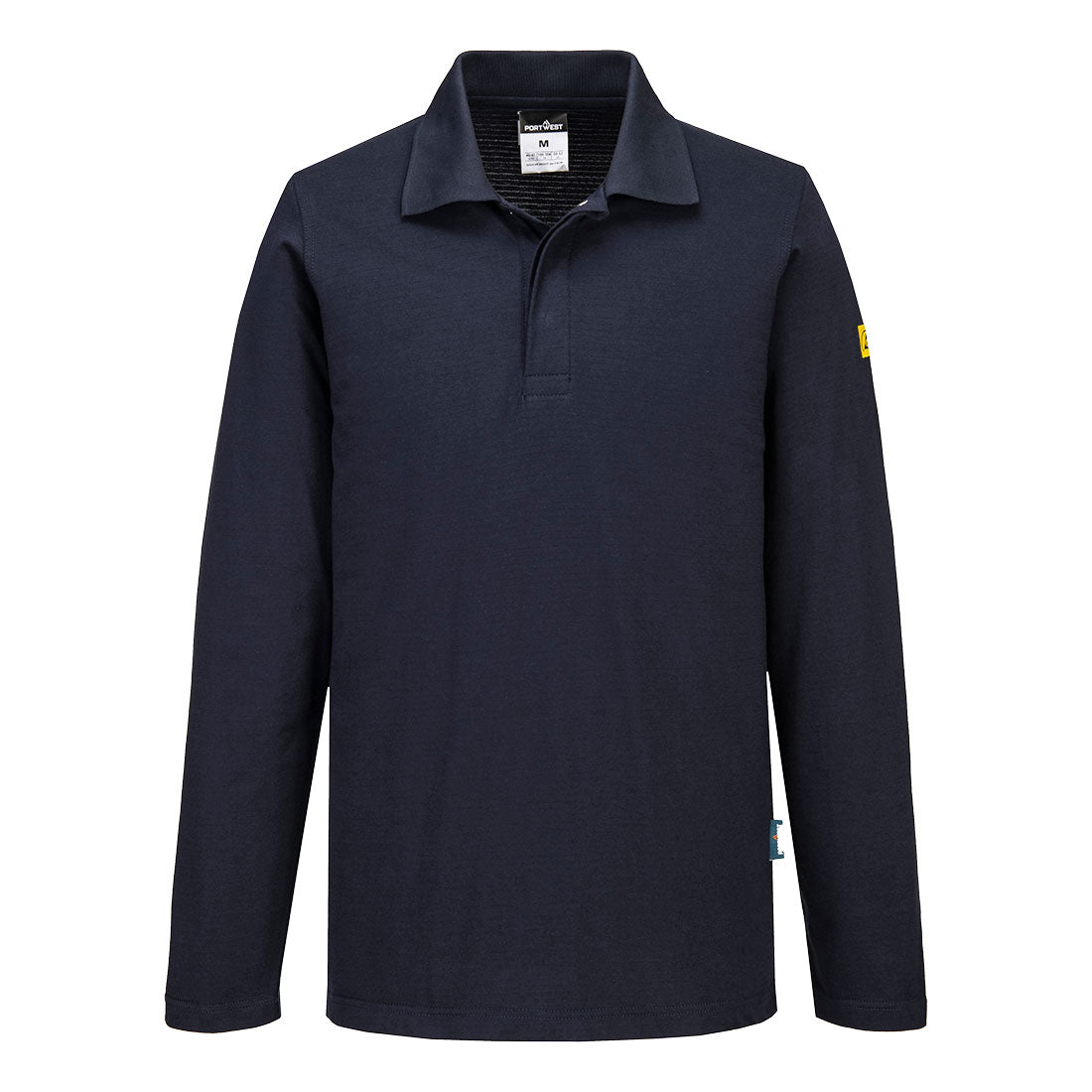 Anti-Static ESD Polo L/S - Navy