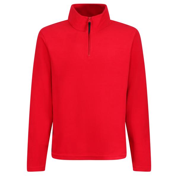 Micro Zip Neck - Classic Red
