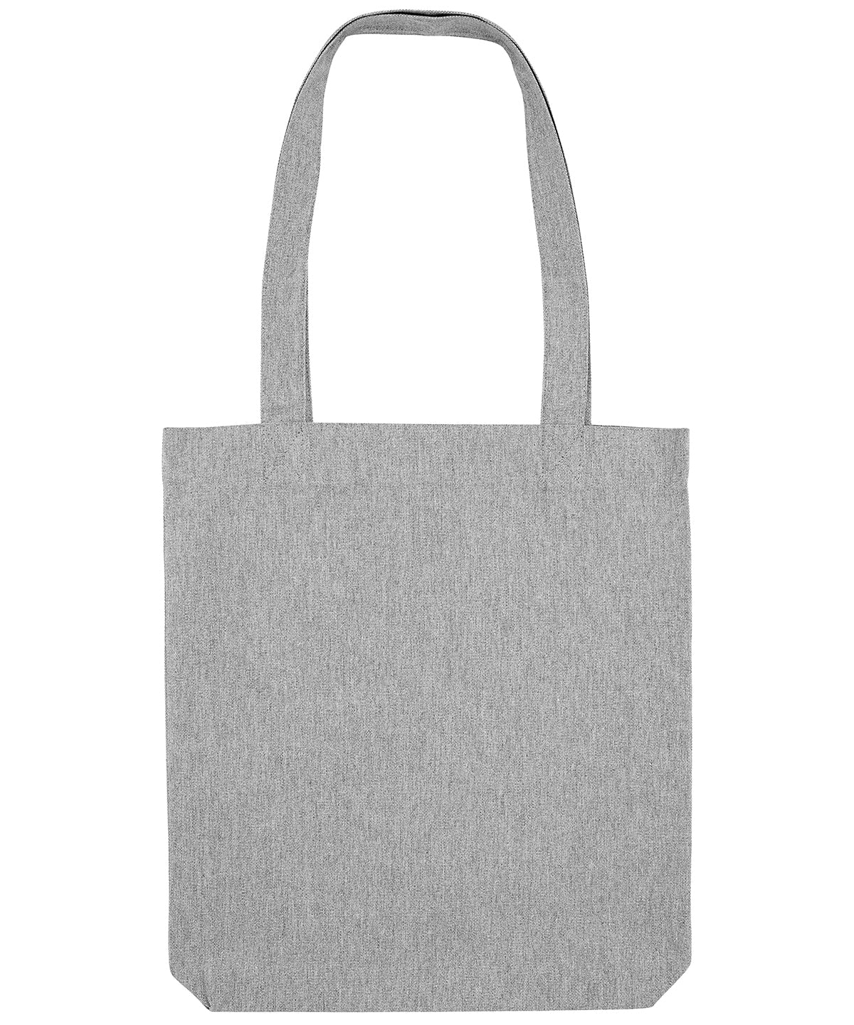Woven tote bag (STAU760) - Heather Grey