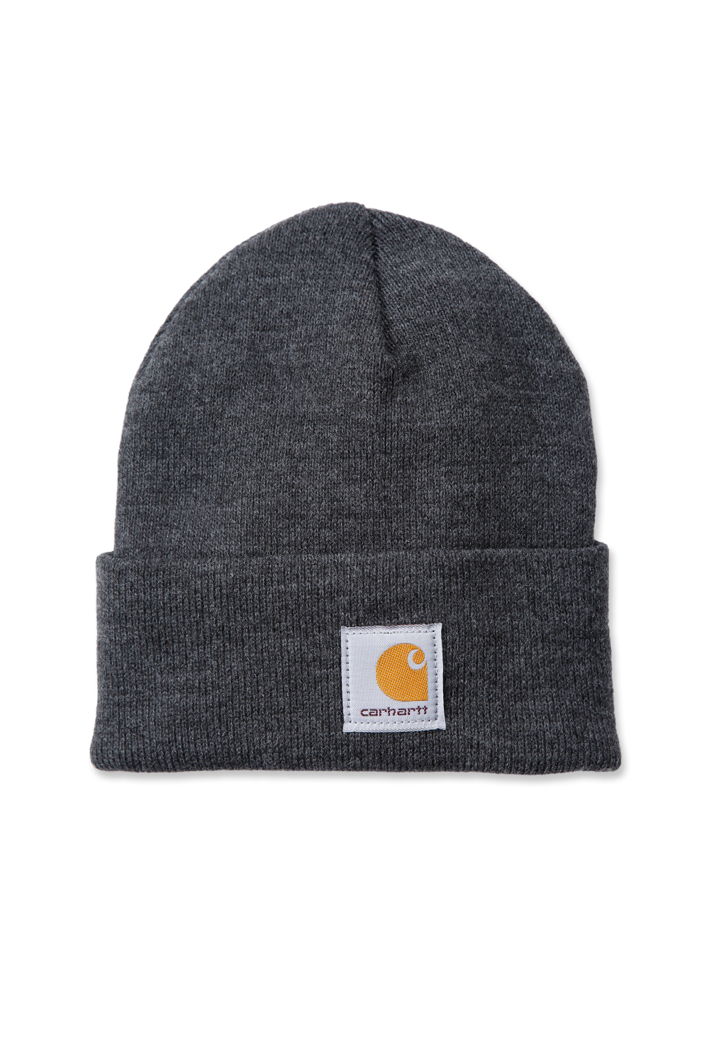 Knit Cuffed Beanie - Coal Heather