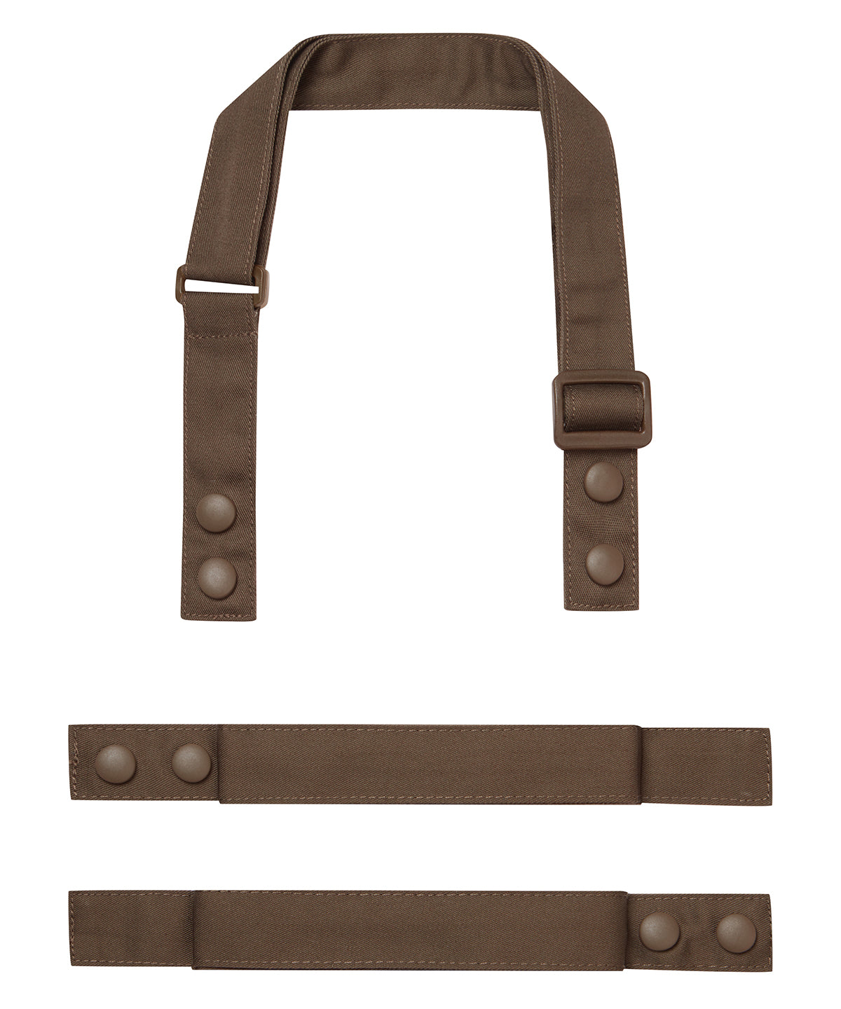 Swap & Pop' Customisable Apron - Straps - Brown