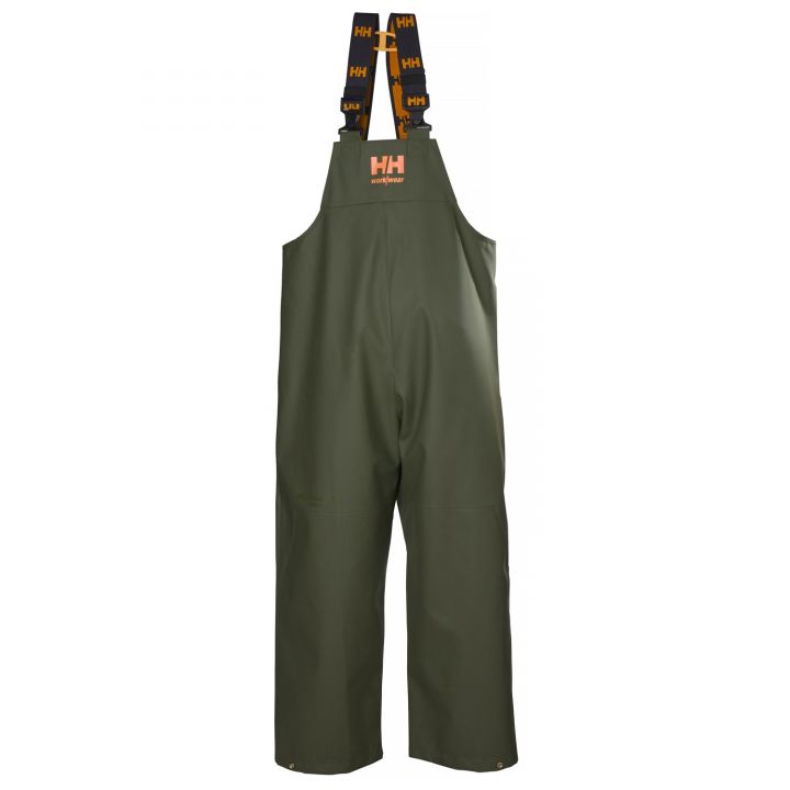 STORM RAIN BIB - 480 ARMY GREEN