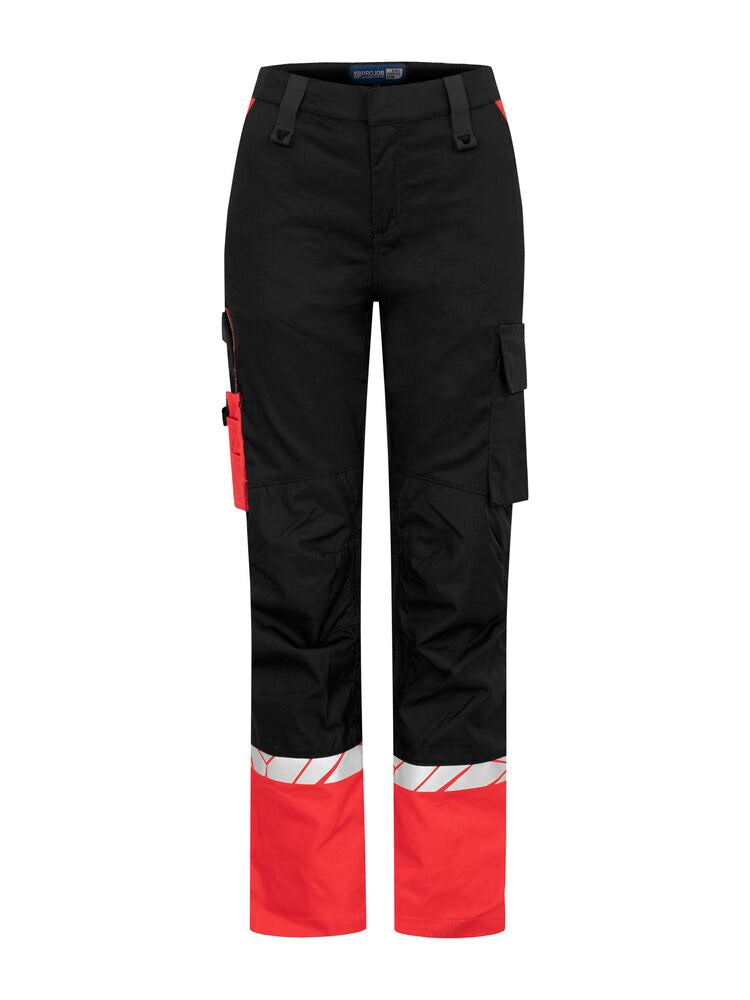 7512 WORKPANT WOMEN (kneeprotector pockets)
7512 WORKPANT WOMEN (kneeprotector pockets) 9910-VIZ - Black/Red