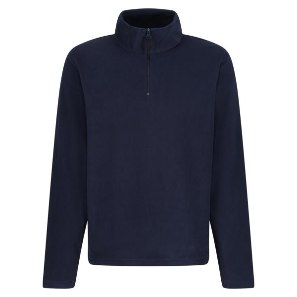 Micro Zip Neck - Dark Navy