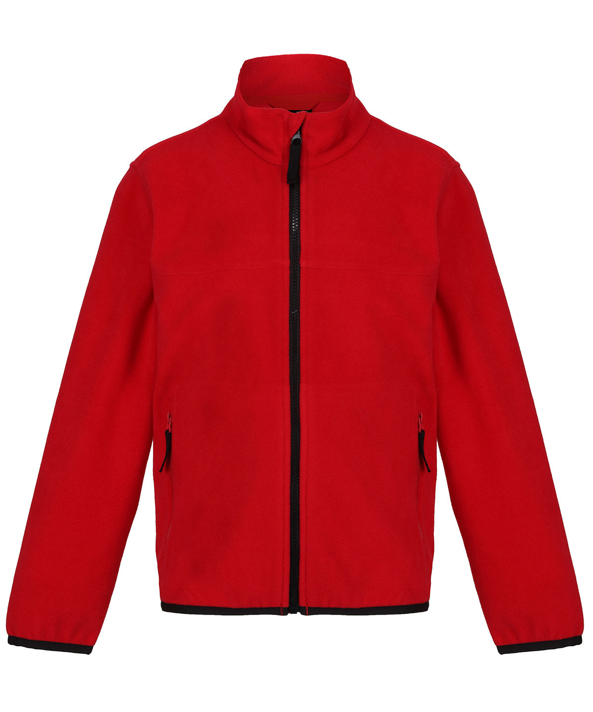 Kids full-zip microfleece - Classic Red/Black