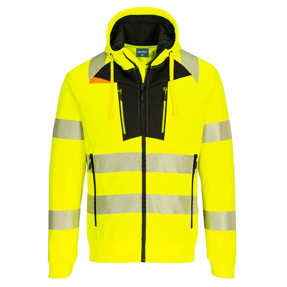DX4 Hi-Vis Hoodie - Yellow/Black