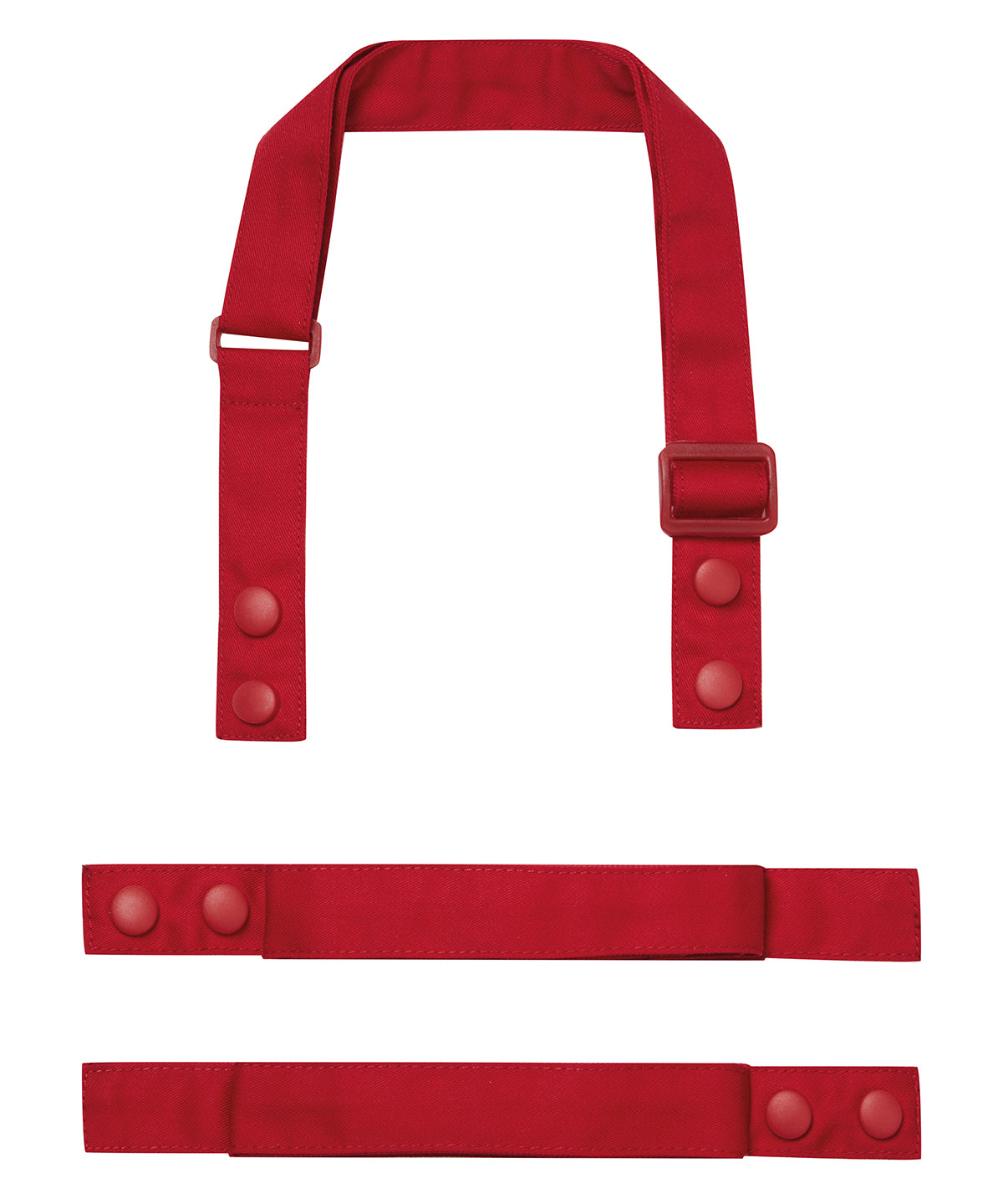 Swap & Pop' Customisable Apron - Straps - Red