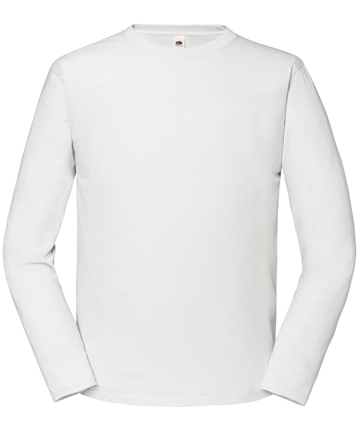 Iconic 195 ringspun premium long sleeve T - White