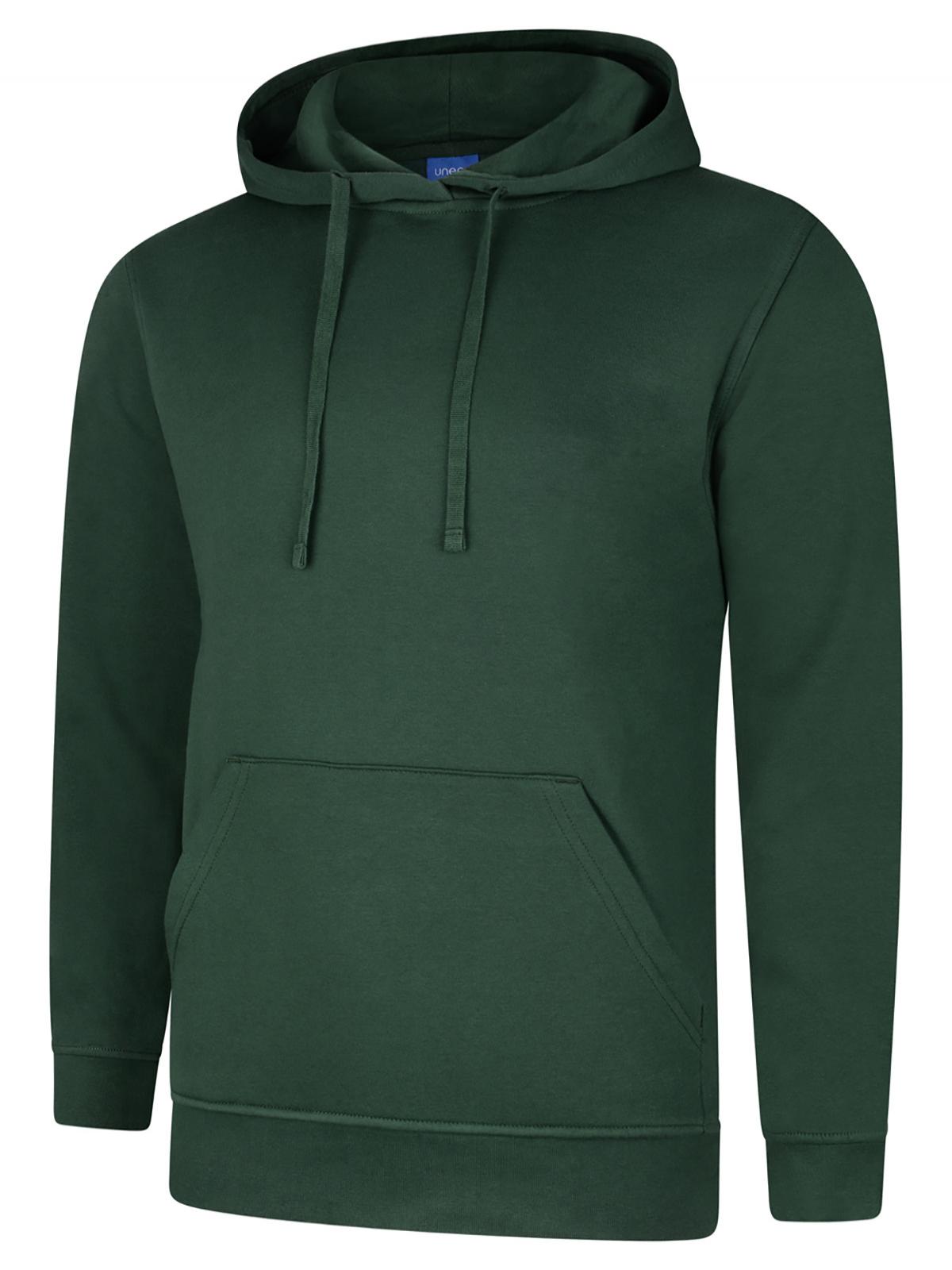 Deluxe Hooded Sweatshirt - Bottle Green
