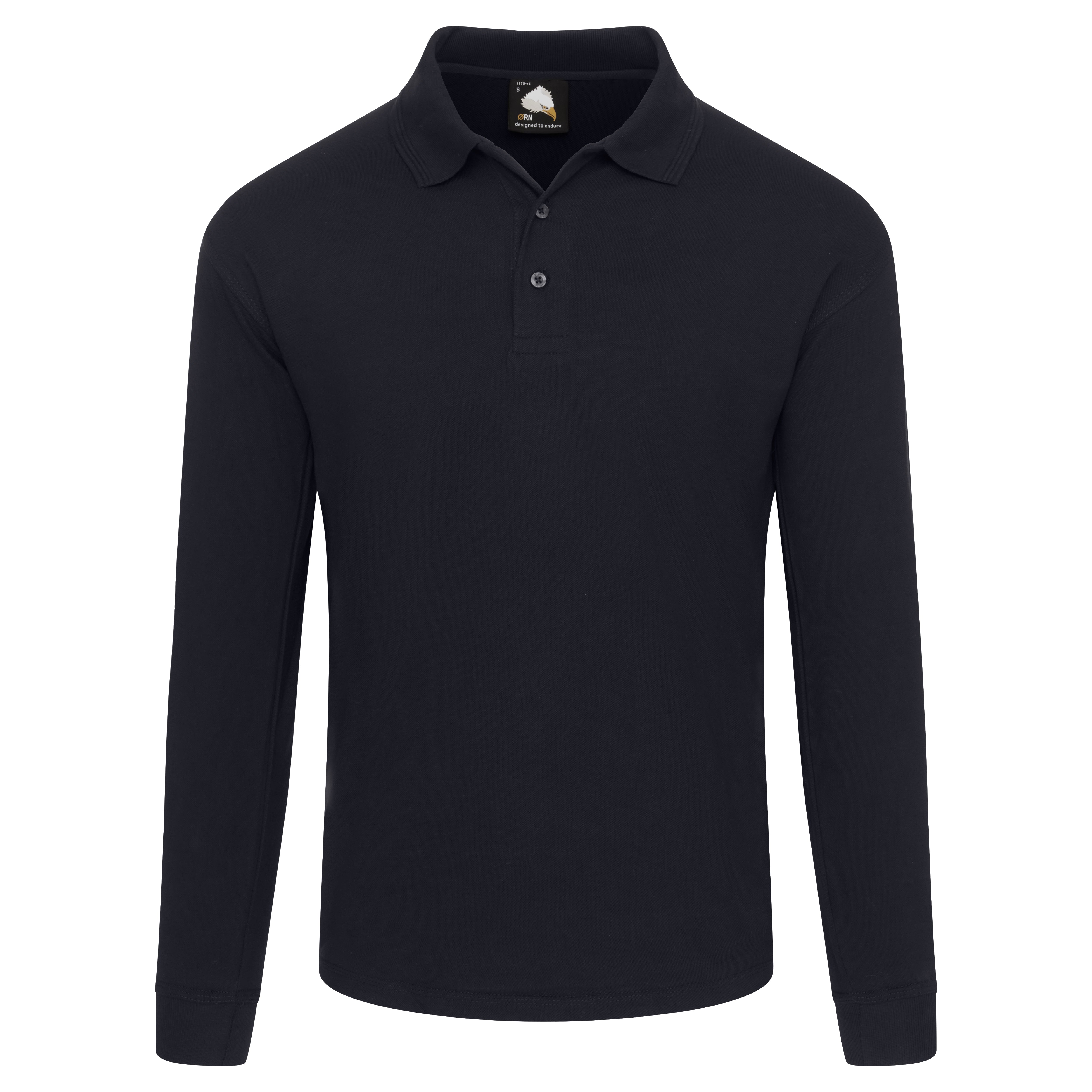 Weaver Long Sleeved Poloshirt - Navy