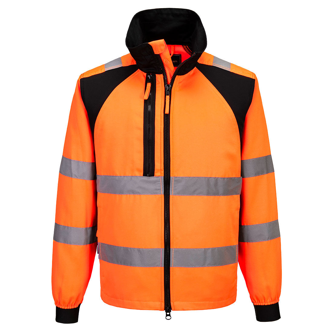 WX2 Eco Hi-Vis Work Jacket  - Orange/Black