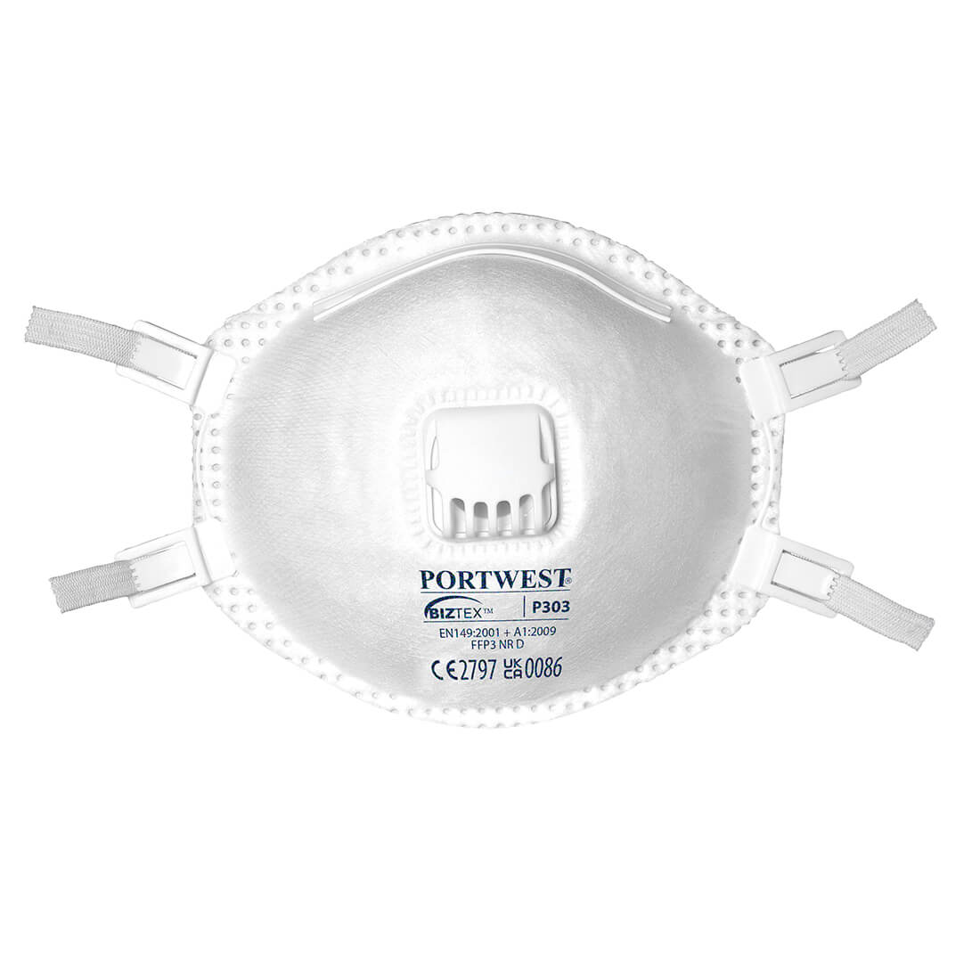 FFP3 Valved Dolomite Respirator - White