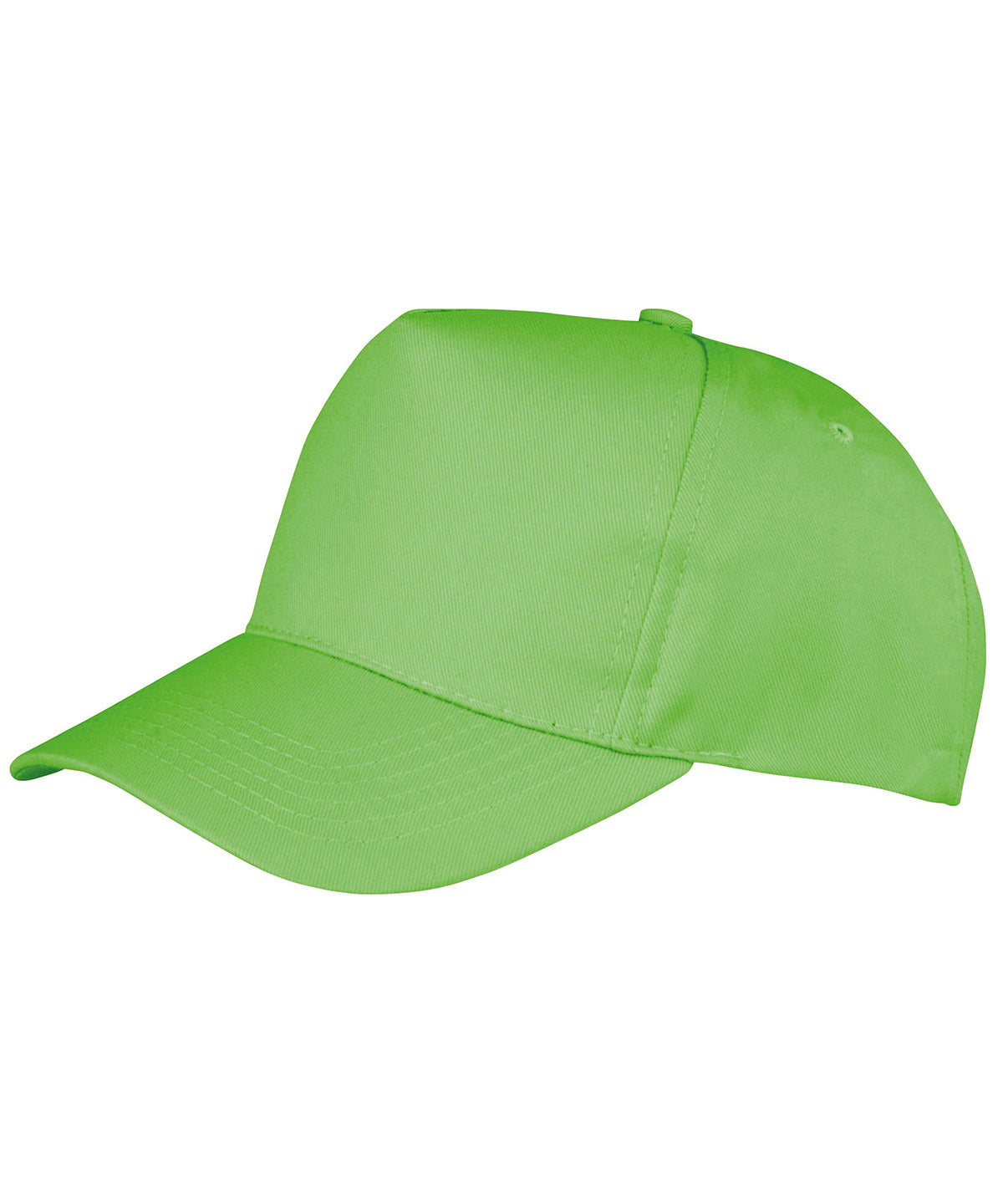 Boston 5-panel polycotton printer's cap - Lime