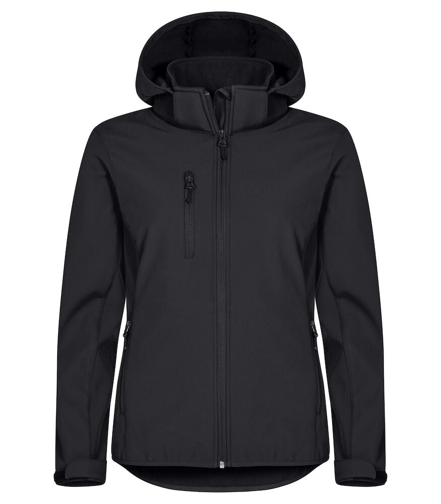 Women's Classic Softshell Hoodie - Black