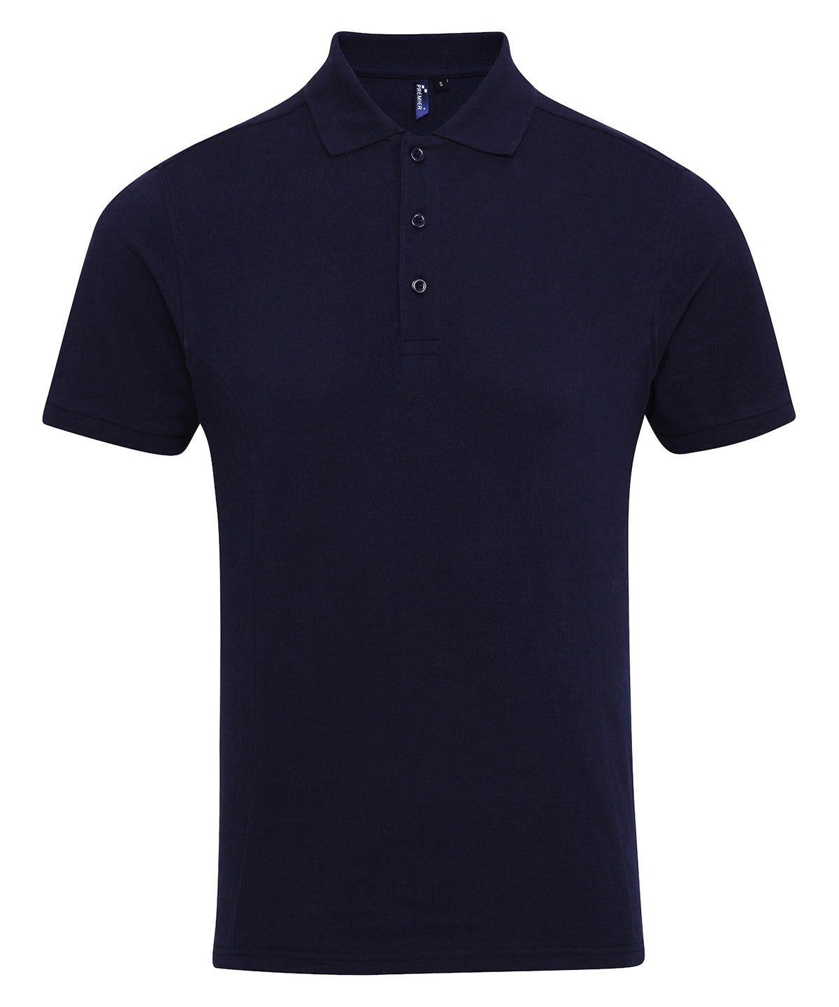Coolchecker® plus piqué polo with CoolPlus® - Navy