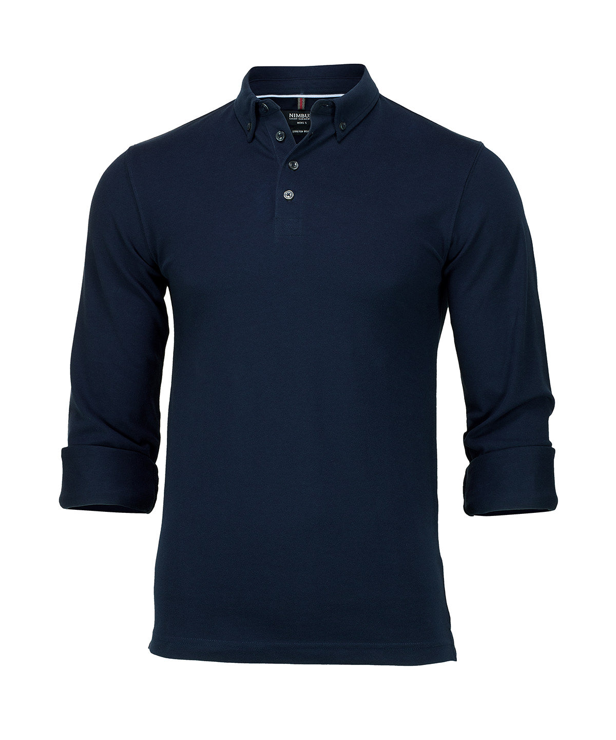 Carlington deluxe long sleeve polo - Dark Navy