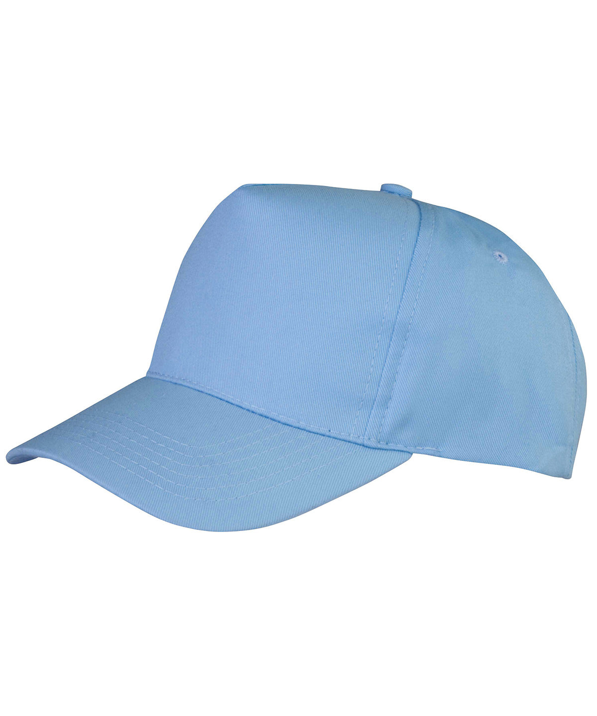 Boston 5-panel polycotton printer's cap - Sky