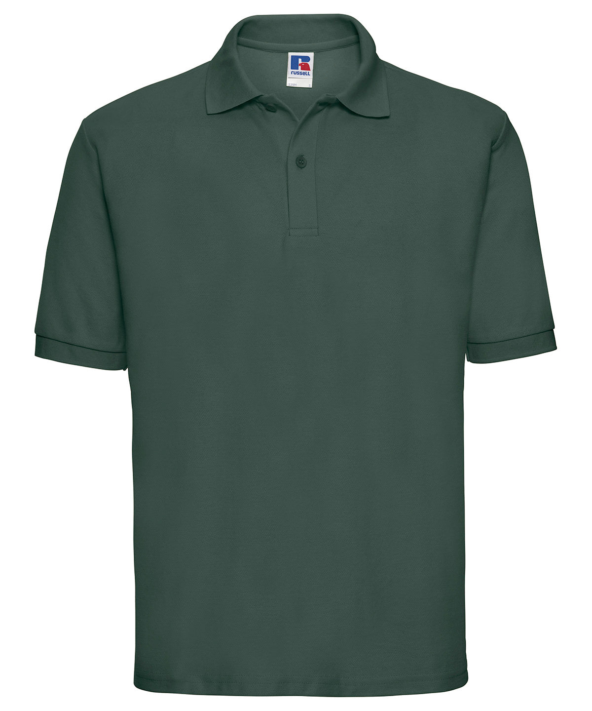 Classic polycotton polo - Bottle Green