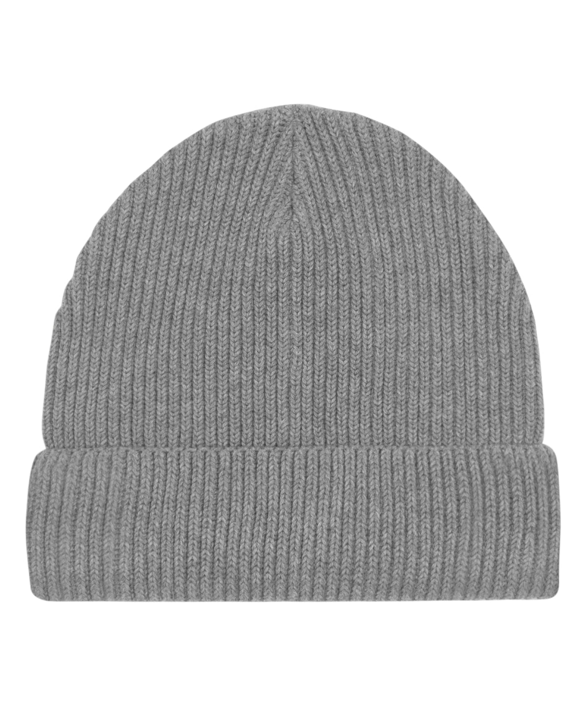 Fisherman beanie in unisex fit (STAU771) - Mid Heather Grey
