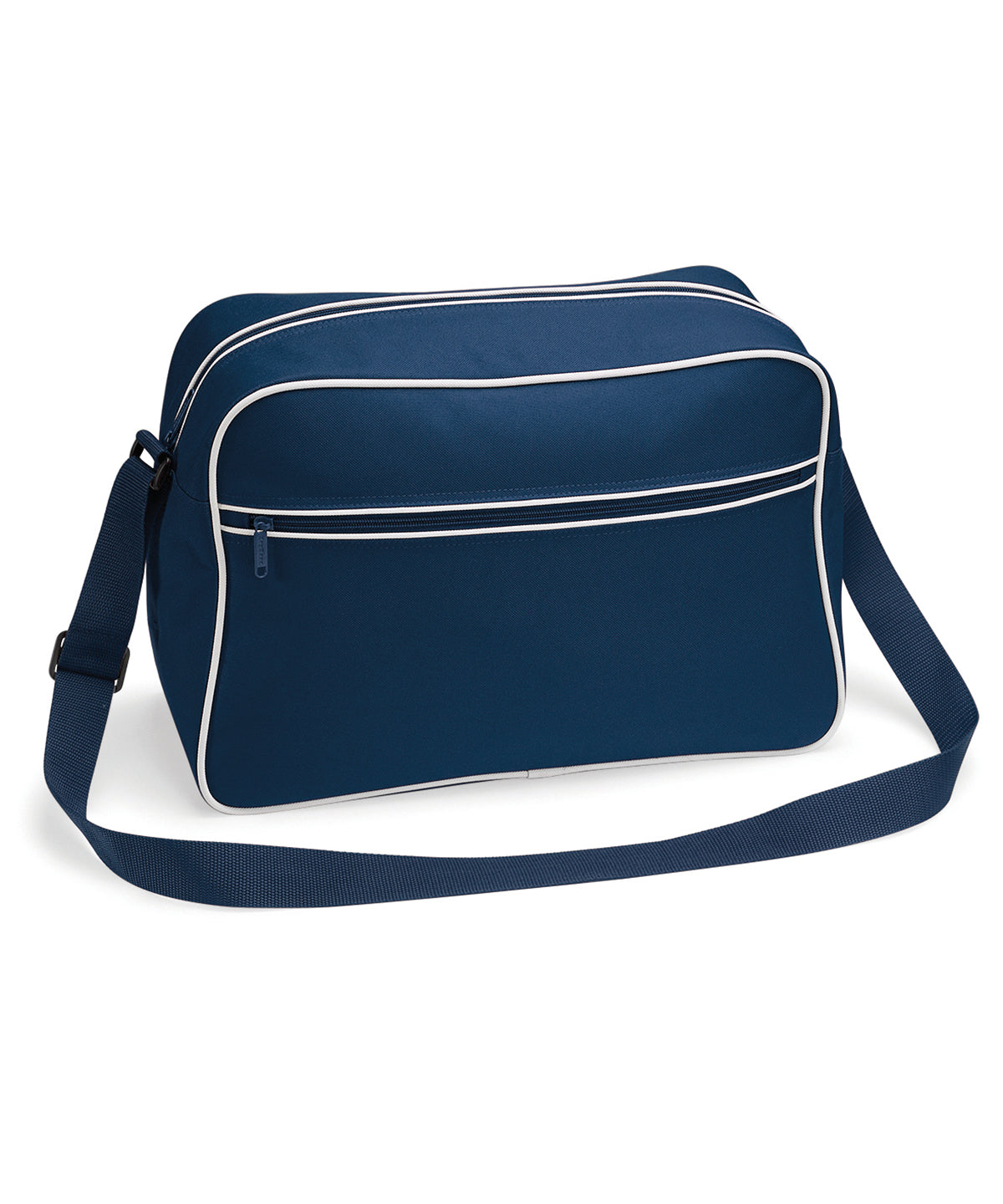 Retro shoulder bag - French Navy/White