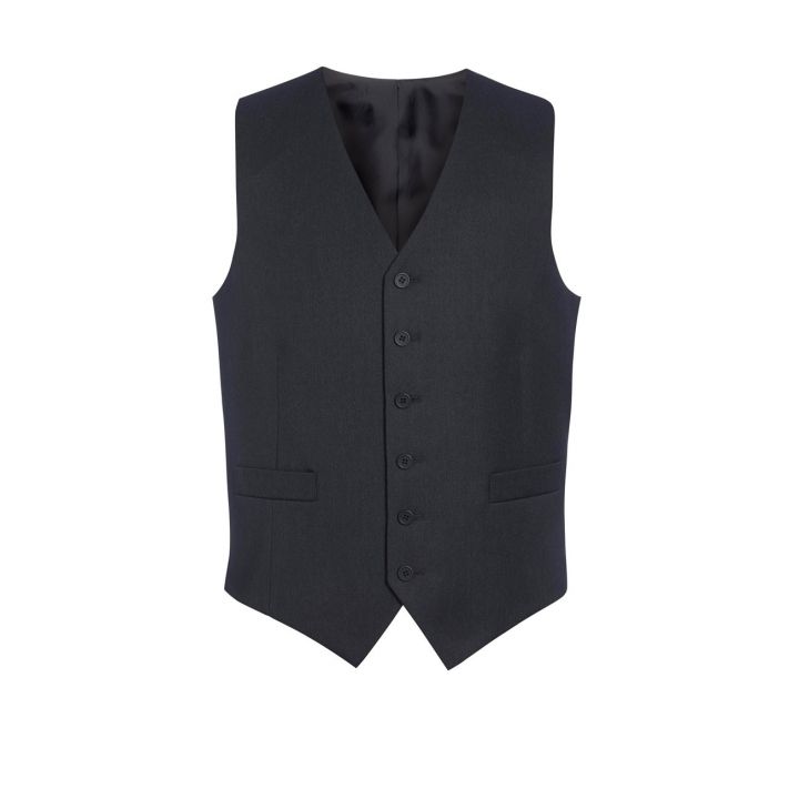 Gamma Waistcoat Black - Charcoal