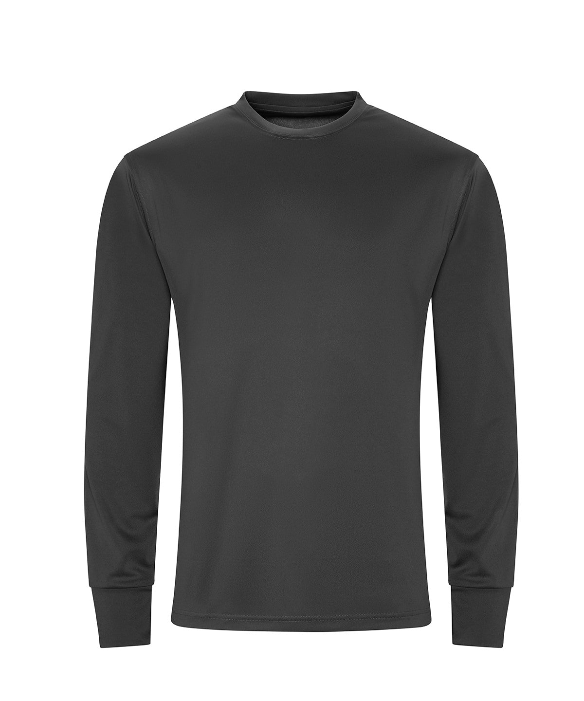 Long Sleeve Active T - Charcoal