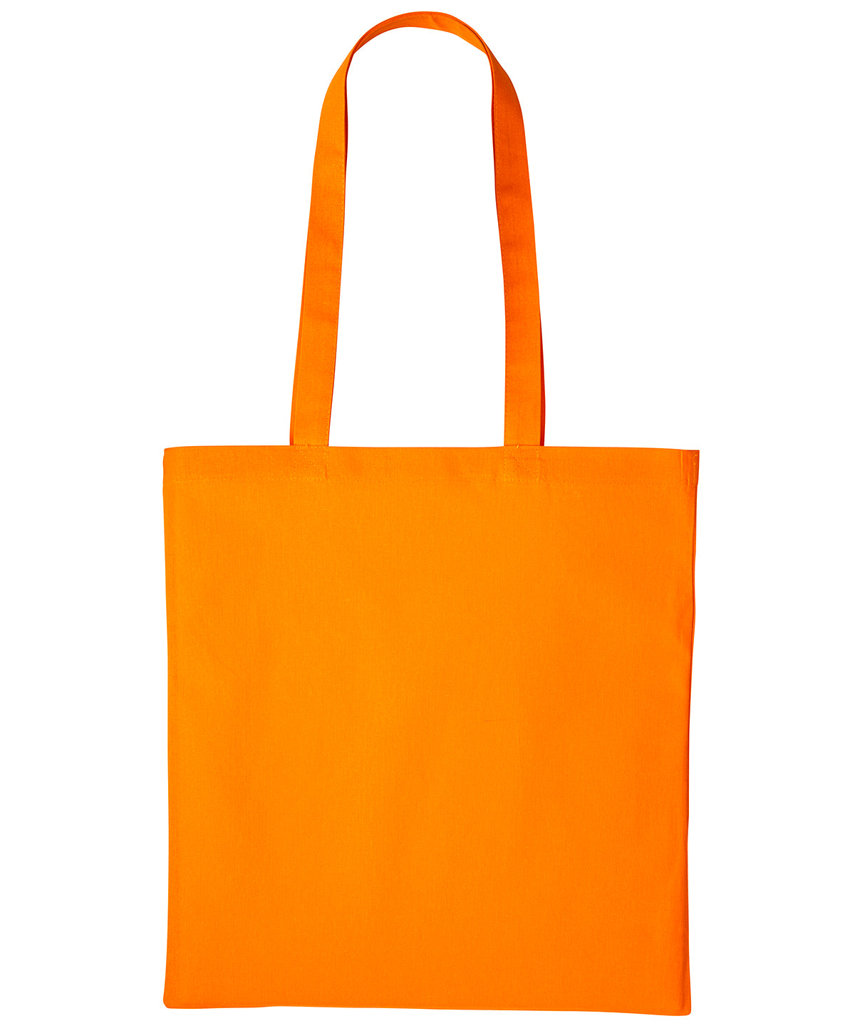 Cotton shopper long handle - Orange