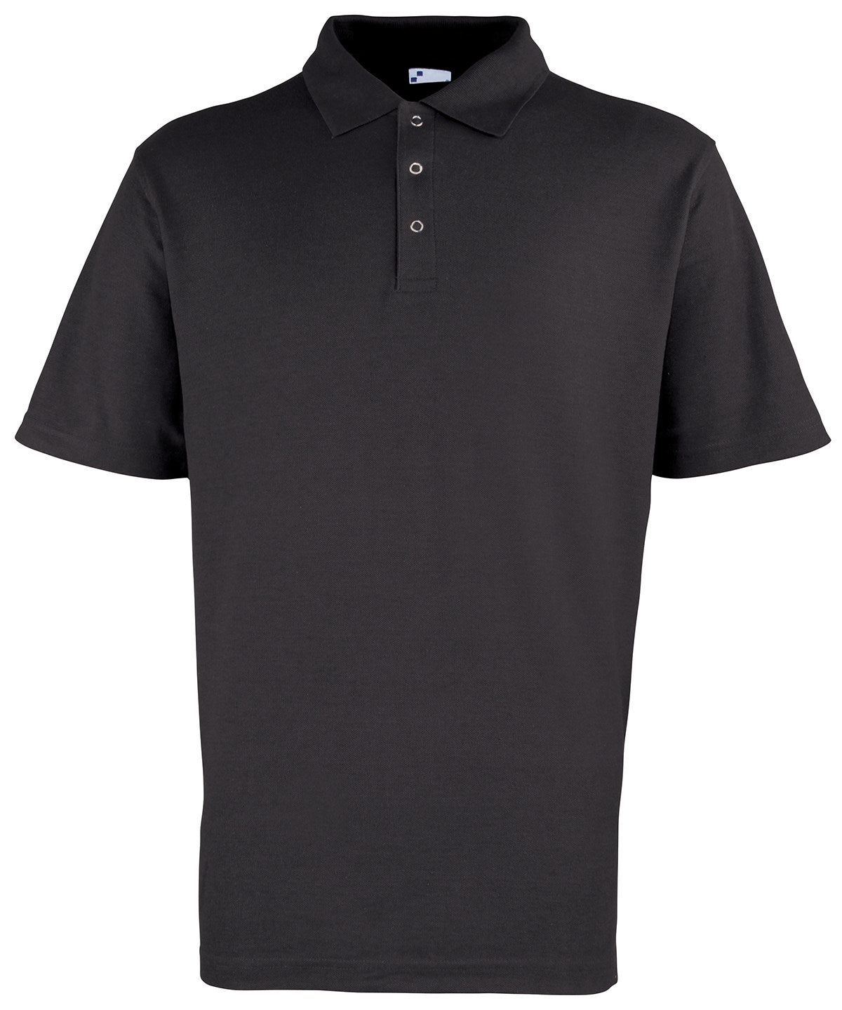 Stud polo - Black