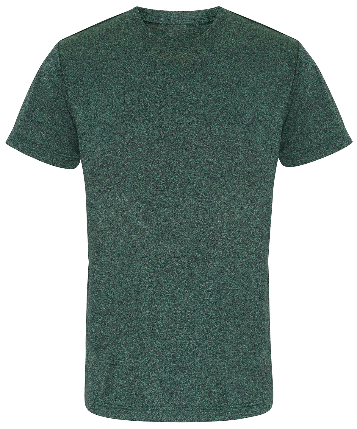 TriDri® performance t-shirt - Forest Green/  Black Melange