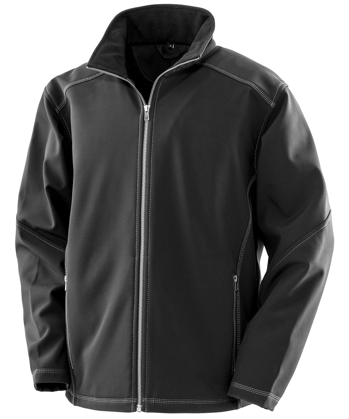 Treble stitch softshell - Black