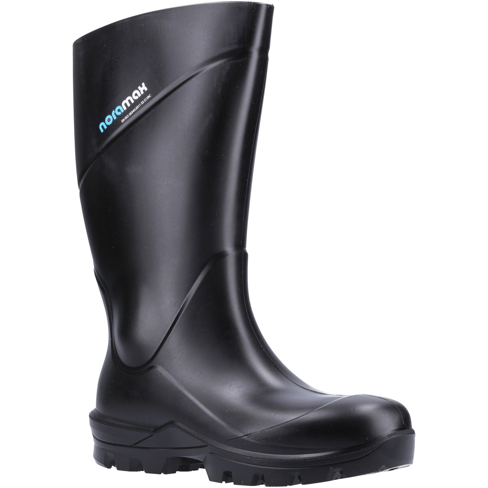 Noramax Pro S5 Full Safety Polyurethane Boot - Black/Black
