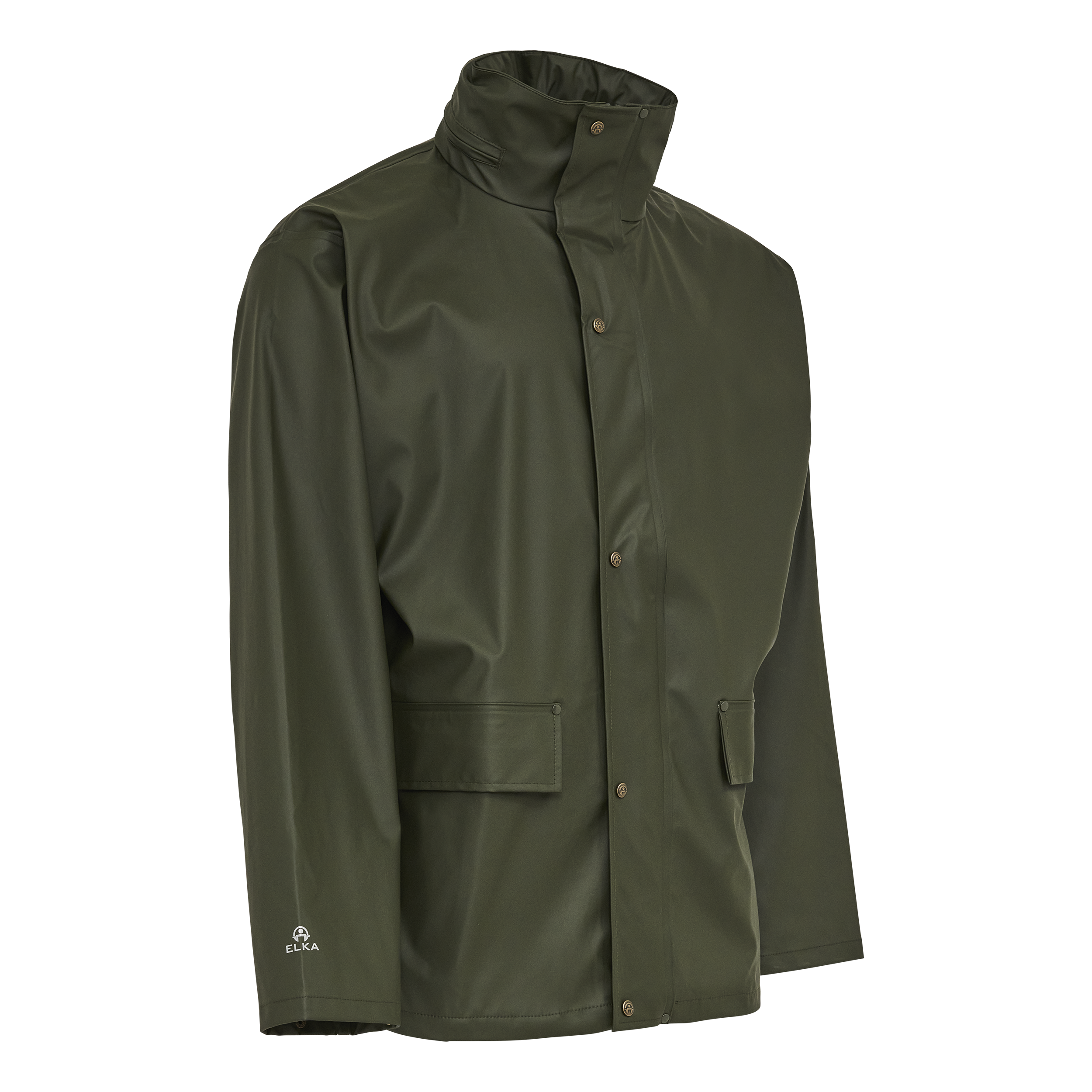 Dry Zone PU Rain Jacket - Olive