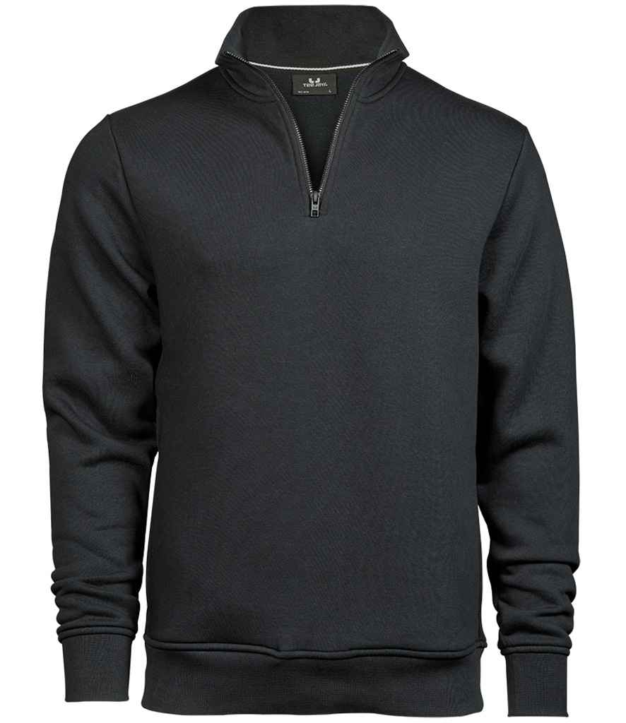 Tee Jays Half Zip Sweatshirt - Dark Grey
