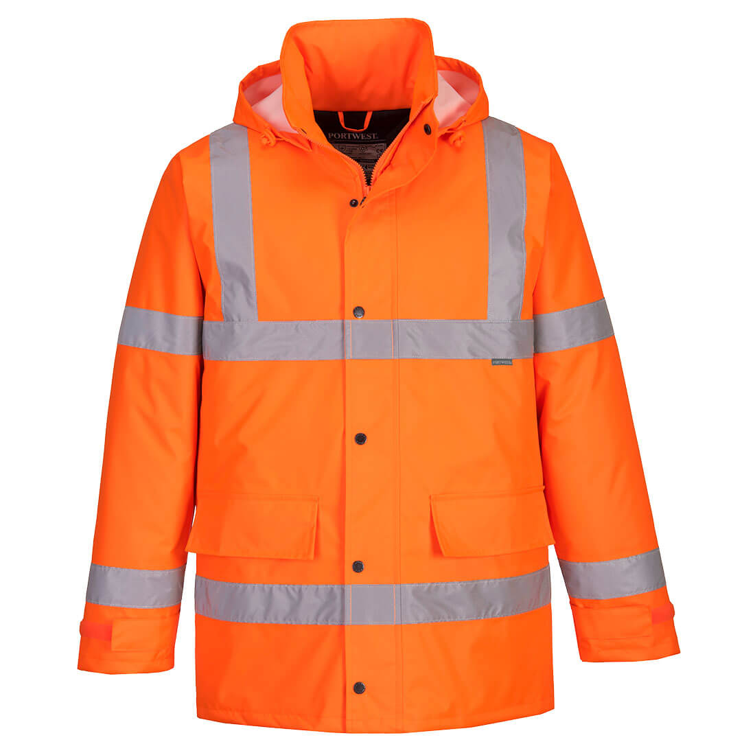 Hi-Vis Winter Traffic Jacket  - Orange