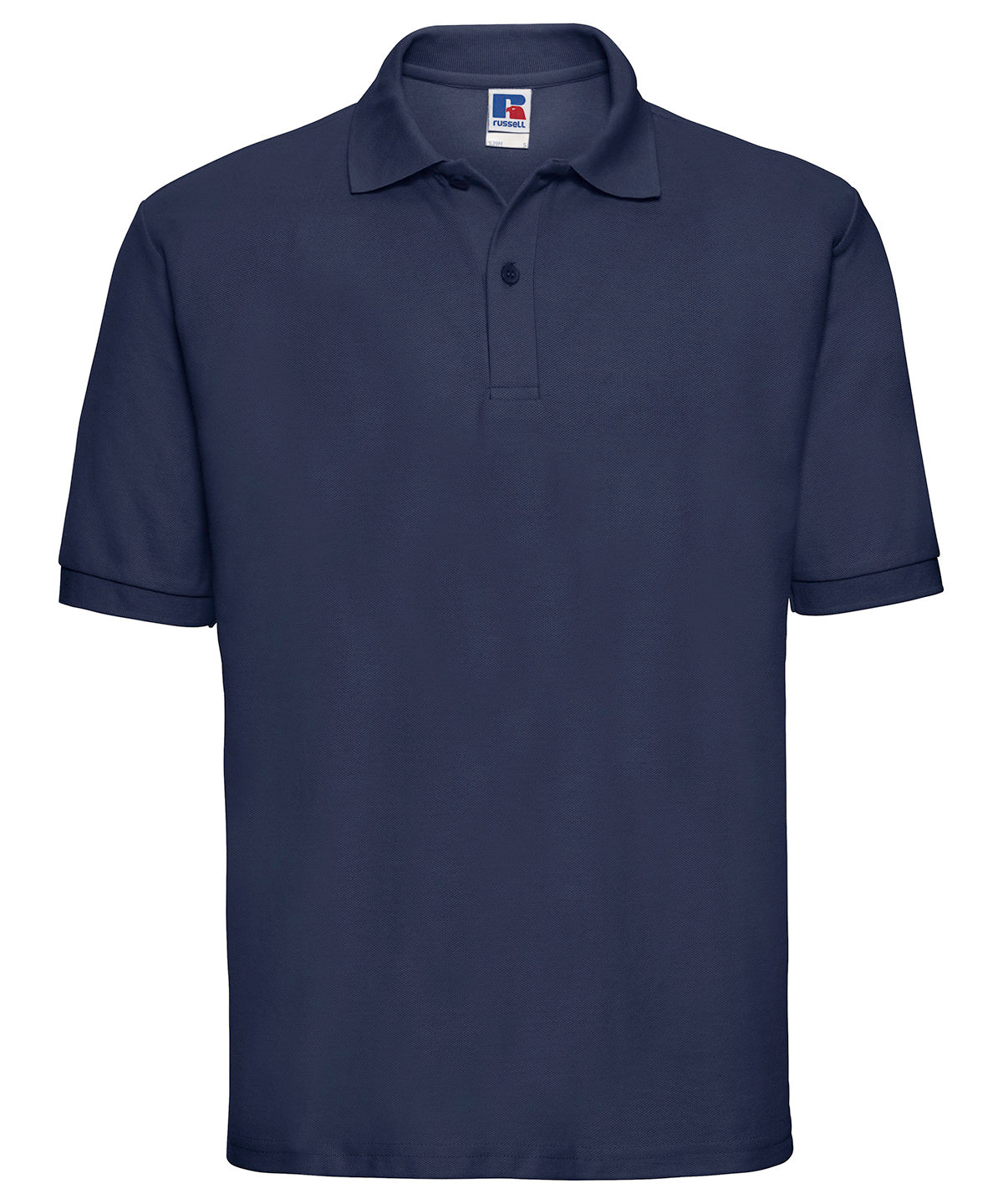 Classic polycotton polo - French Navy